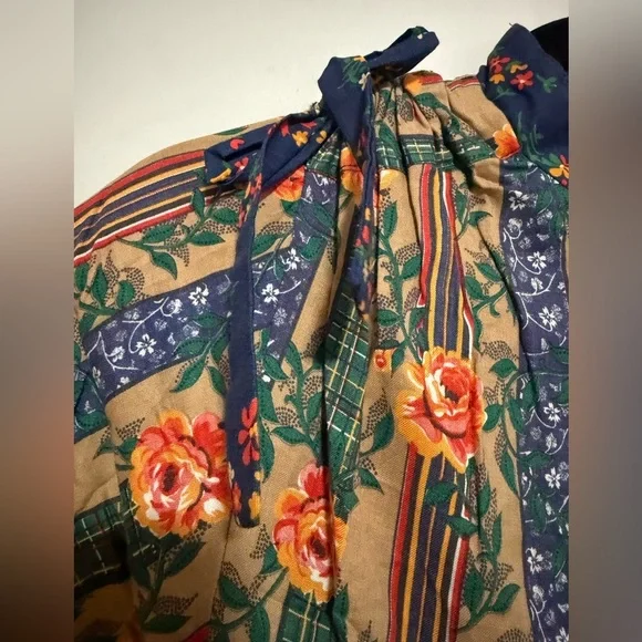 VTG Jody California Floral Boho Prairie Dress Size 8 60s 70s Retro XS - Picture 4 of 9